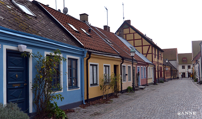 Ystad - kleine Gassen in der Wallander-Stadt (Schweden)