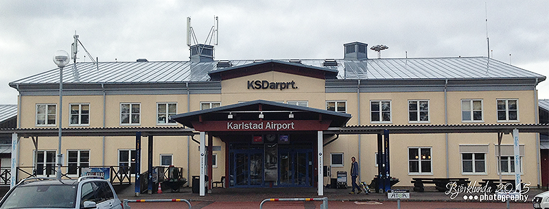 Flughafengebäude in Karlstad (Schweden)