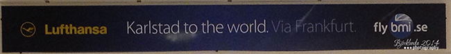 Von Karlstad to the world - Slogan