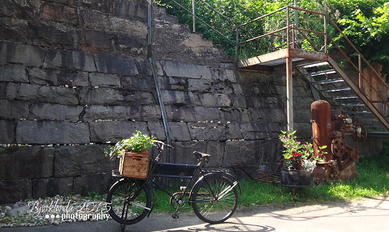 Altes Fahrrad aus der Fabrik