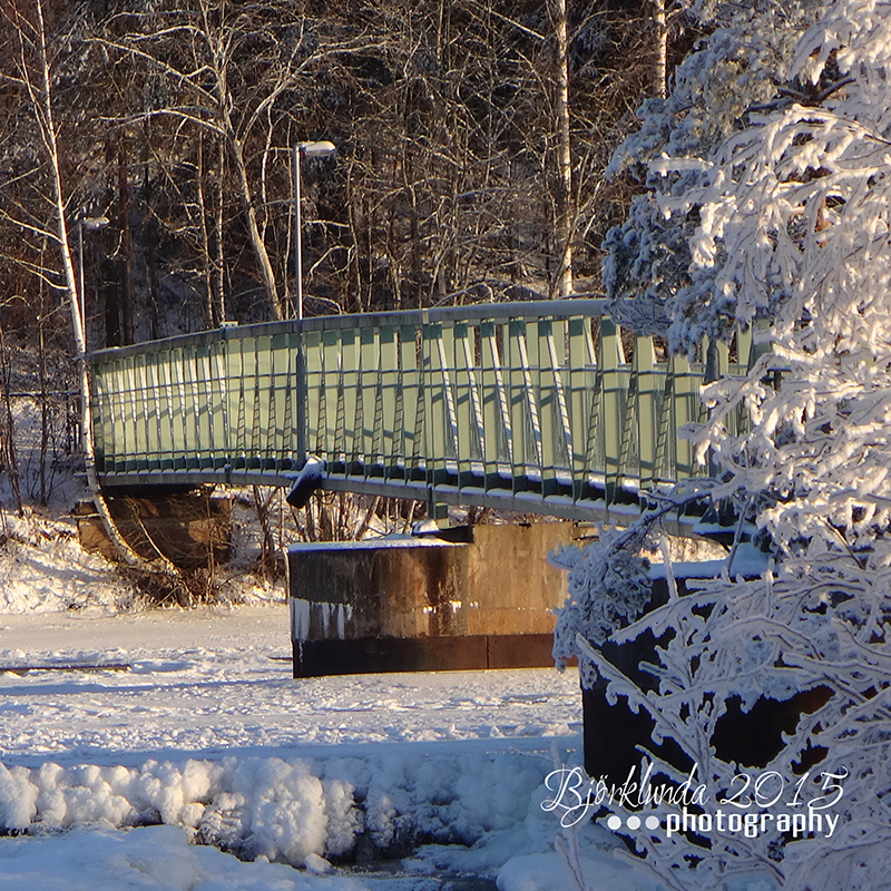 Brcke ber Klarlv in Munkfors (Vrmland)