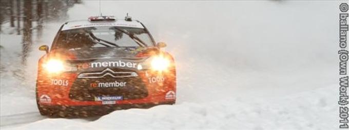 Schweden Rallye im värmländischen Hagfors