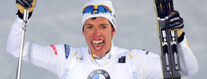 Marcus Hellner mit 2. schwedischen Silber im 30km Skilanglauf