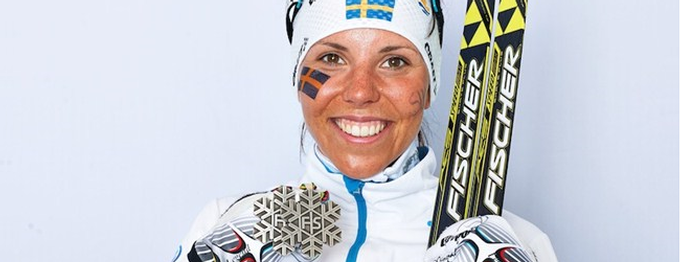Charlotte Kalle erneut mit einer Silbermedaille bei der Winterolympiade in Sochi