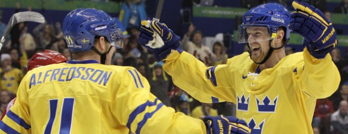 Olympisches Eishockeyturnier: Schweden schlägt Lettland 5:3 und ist Gruppensieger