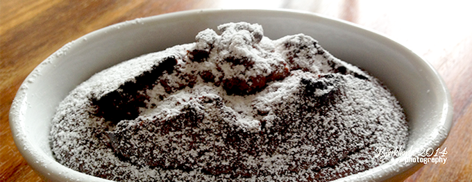 Chokladcocotte med valnöttter - Chokladcocotte mit Walnüssen