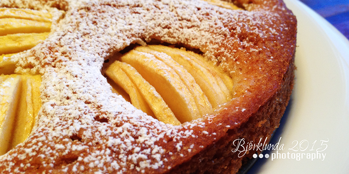Kuchenzeit - Apfelkuchen mit Mandel (Äpplekaka med mandel)
