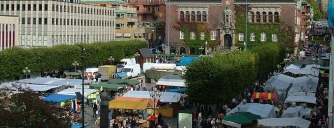 Frühlingsmarkt in Borås