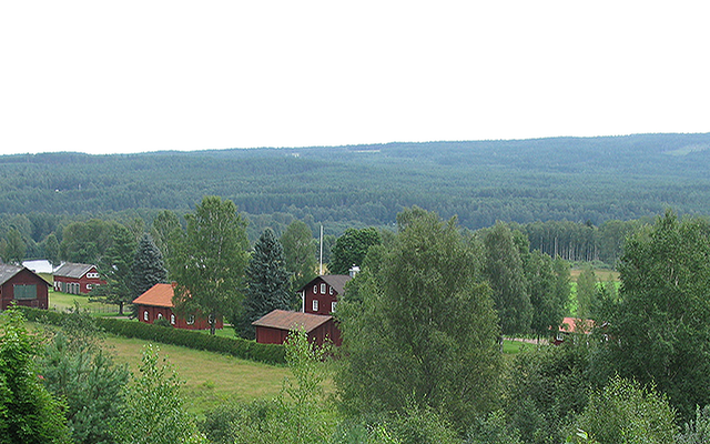 Ekshärad, Schweden, Värmland, Klarälv, Eisenkreuze, Friedhof, Kirche